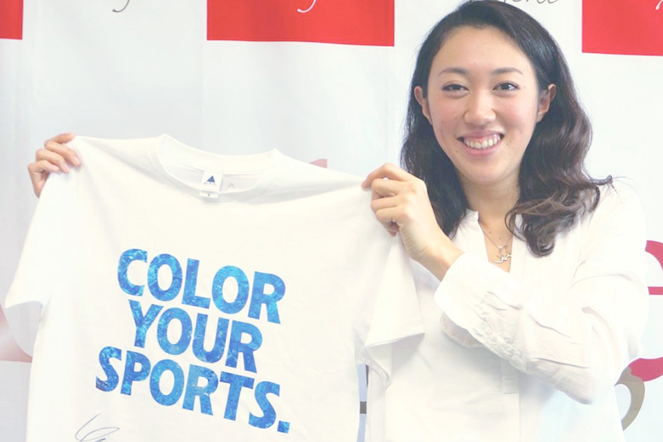 「COLOR YOUR SPORTS」Tシャツ　アスリートNO.005